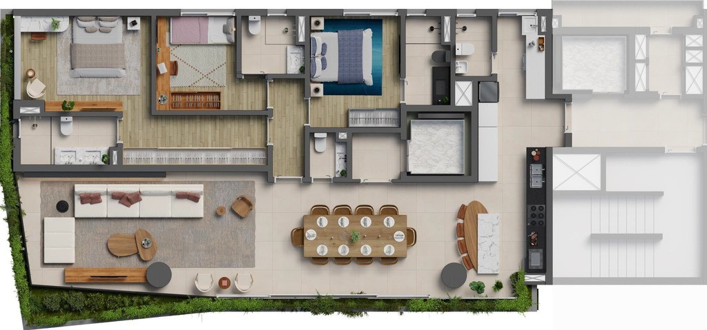 Apartamento à venda com 3 quartos, 270m² - Foto 17