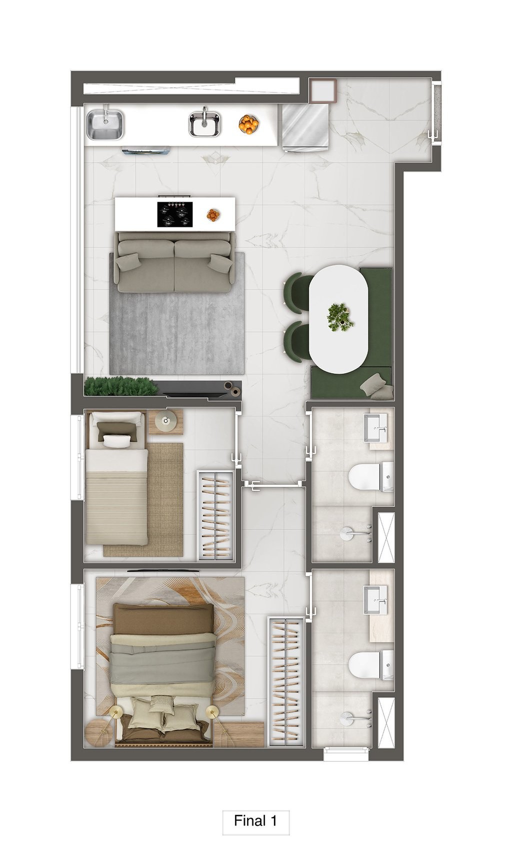 Apartamento à venda com 2 quartos, 44m² - Foto 36