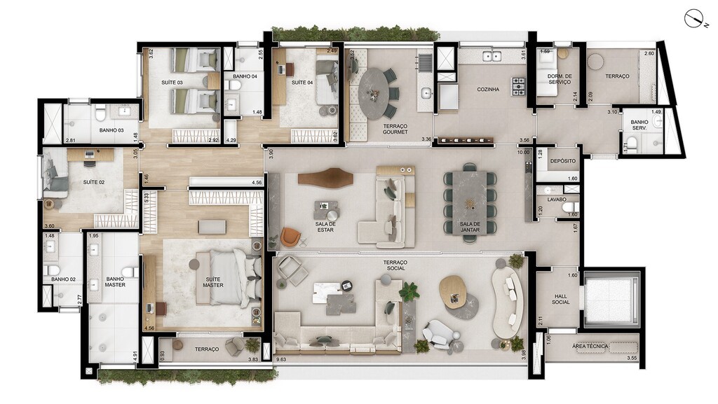 Cobertura à venda com 4 quartos, 482m² - Foto 26