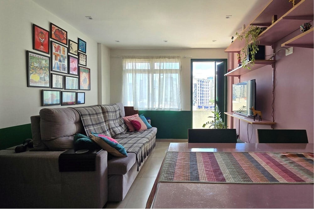 Apartamento à venda em Pinheiros, São Paulo-SP: 1 quarto, 1 sala, 1 banheiro, 52m² de área.