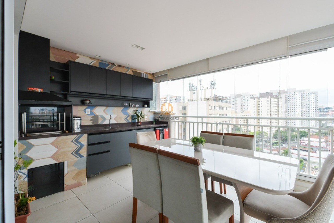 Impecável apartamento de 3 quartos à venda no Tatuapé, São Paulo-SP: 2 vagas, 102m².