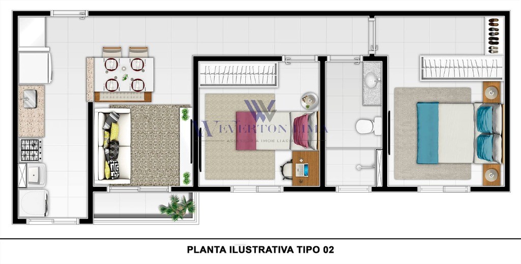 Apartamento, 2 quartos, 51 m² - Foto 10