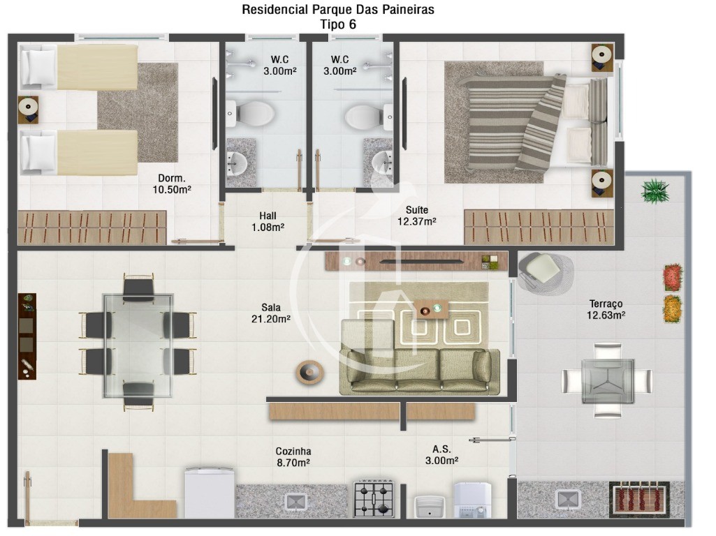 Apartamento à venda com 3 quartos, 110m² - Foto 25