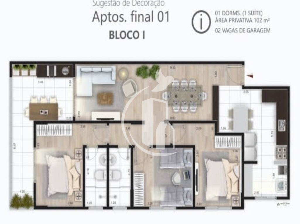 Apartamento à venda com 3 quartos, 102m² - Foto 11