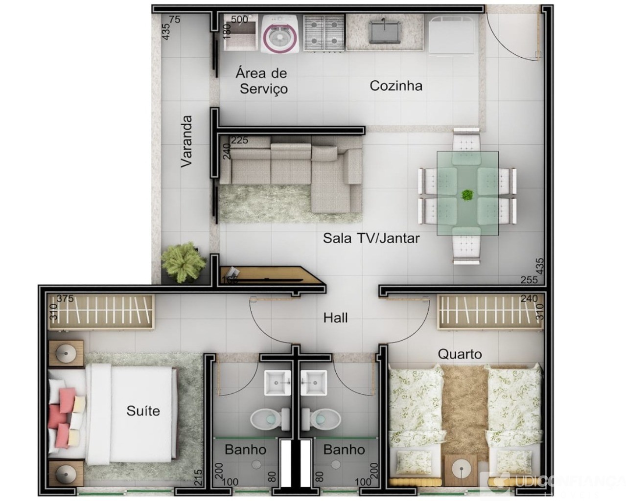 Apartamento à venda com 2 quartos, 52m² - Foto 6