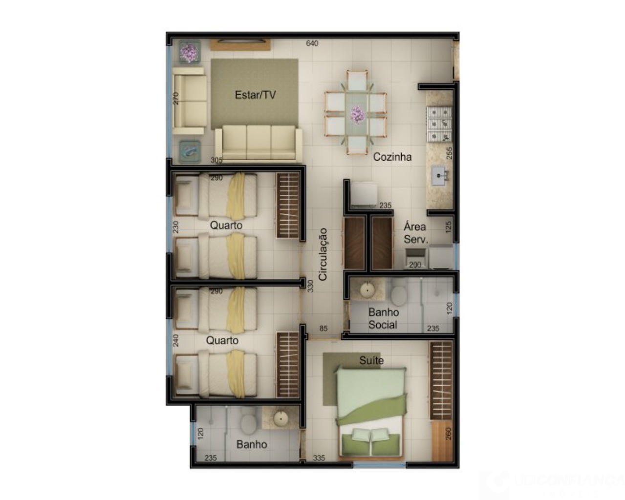 Apartamento à venda com 3 quartos, 61m² - Foto 19