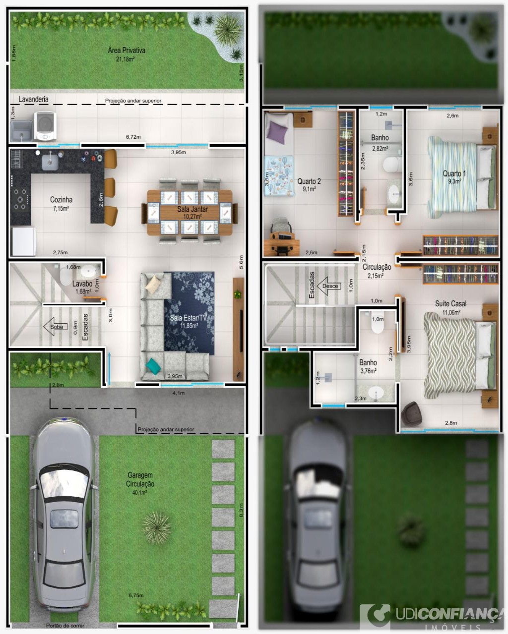 Sobrado, 3 quartos, 100 m² - Foto 4