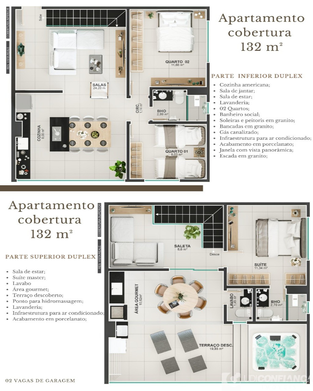 Apartamento à venda com 2 quartos, 59m² - Foto 8