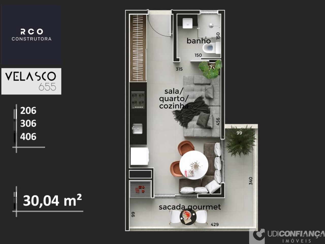 Apartamento à venda com 1 quarto, 25m² - Foto 11