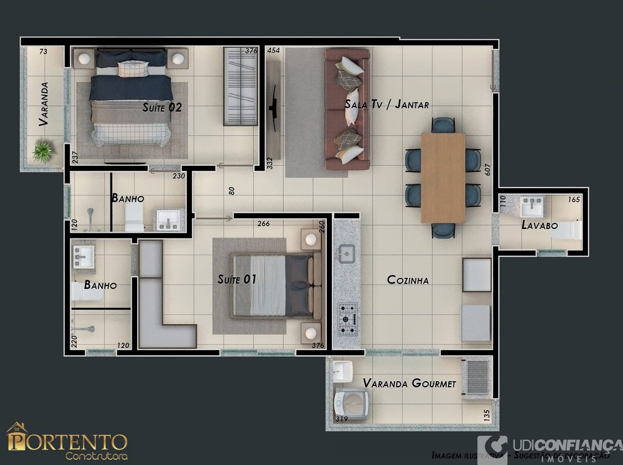 Apartamento à venda com 2 quartos, 65m² - Foto 11