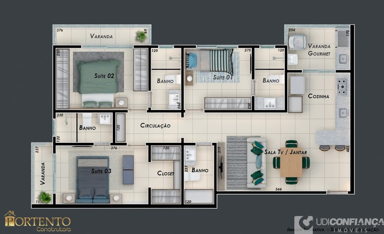 Apartamento à venda com 2 quartos, 65m² - Foto 10