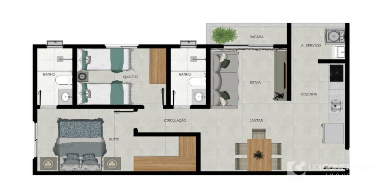 Apartamento à venda com 2 quartos, 66m² - Foto 20