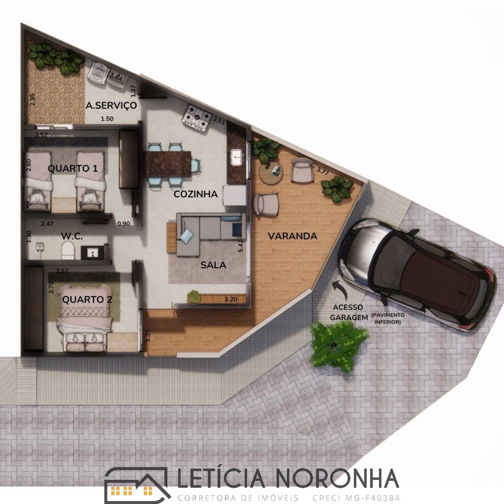 Casa à venda com 2 quartos, 55m² - Foto 8