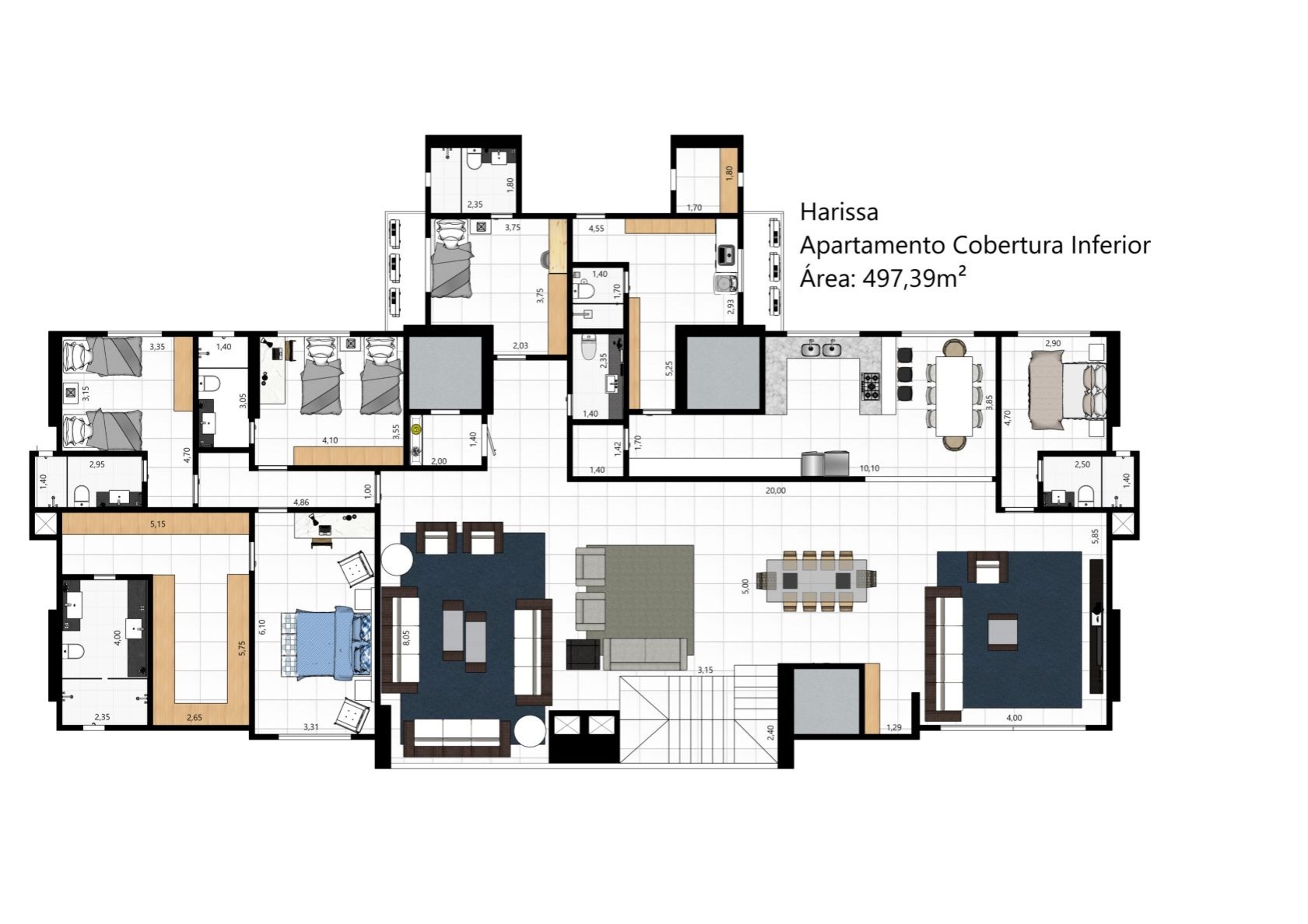 Apartamento à venda com 5 quartos - Foto 5