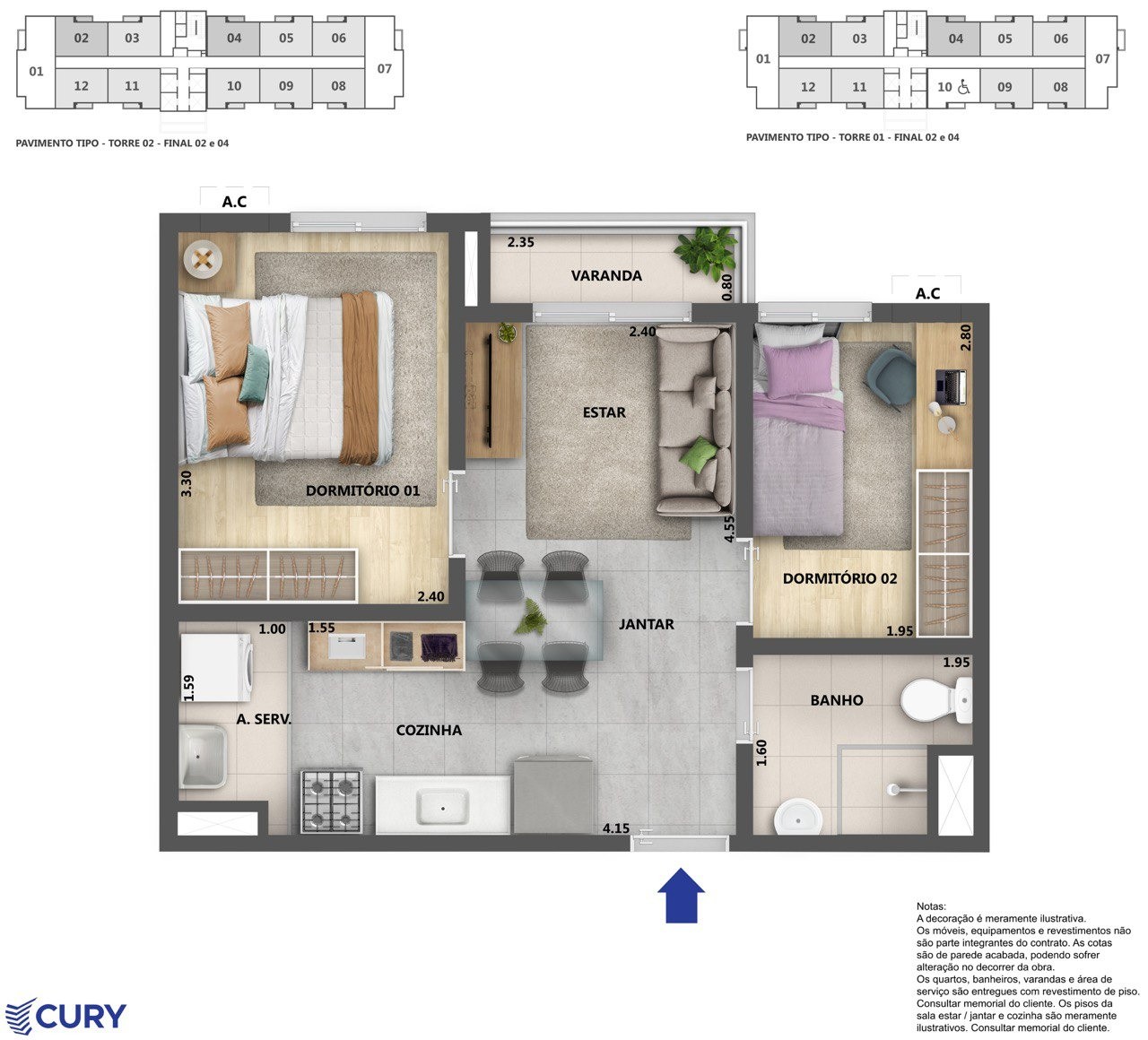 Apartamento à venda com 2 quartos, 39m² - Foto 20