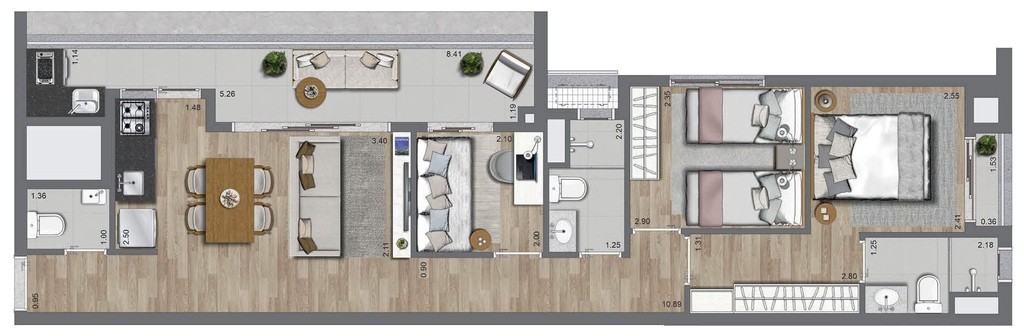 Apartamento, 4 quartos, 161 m² - Foto 51
