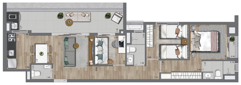 Apartamento, 4 quartos, 161 m² - Foto 52