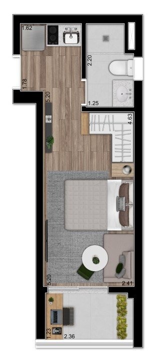 Apartamento à venda com 2 quartos, 48m² - Foto 18