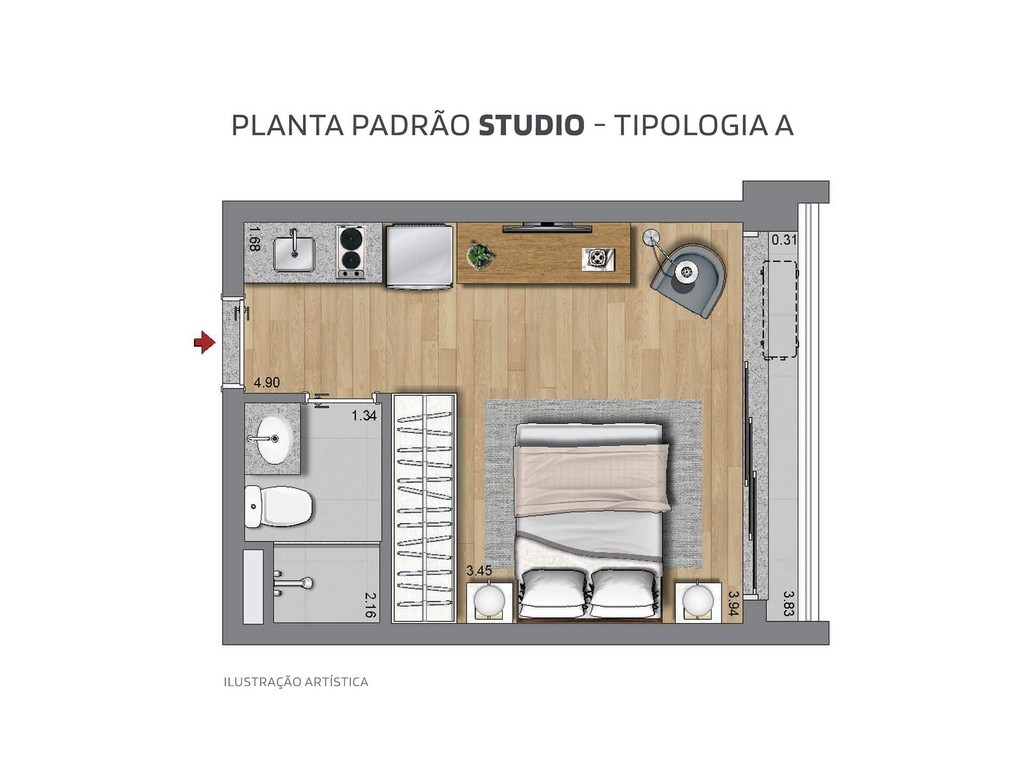 Apartamento à venda com 2 quartos, 36m² - Foto 21