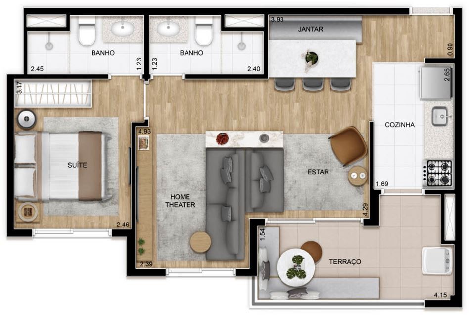 Apartamento à venda com 3 quartos, 67m² - Foto 22