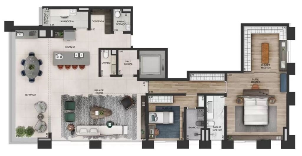 Apartamento, 3 quartos, 192 m² - Foto 15