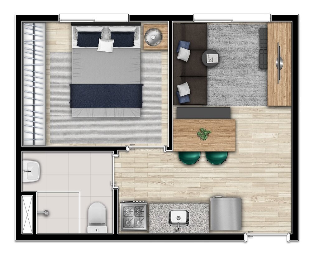 Apartamento, 2 quartos, 32 m² - Foto 10