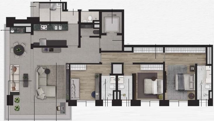 Apartamento, 3 quartos, 155 m² - Foto 20