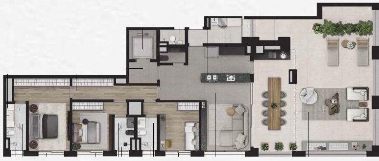 Apartamento, 2 quartos, 135 m² - Foto 22