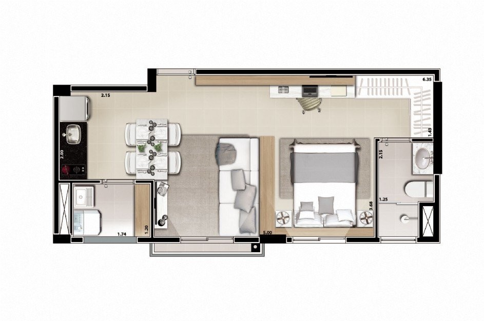 Cobertura à venda com 1 quarto, 74m² - Foto 8