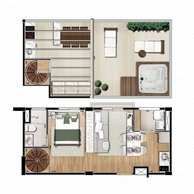Cobertura à venda com 1 quarto, 74m² - Foto 12