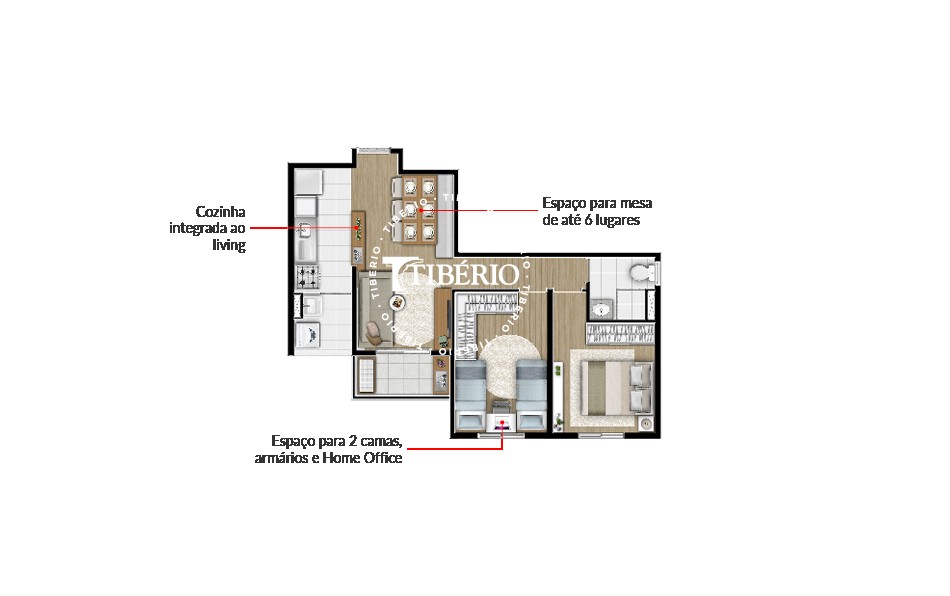 Apartamento, 2 quartos, 50 m² - Foto 36
