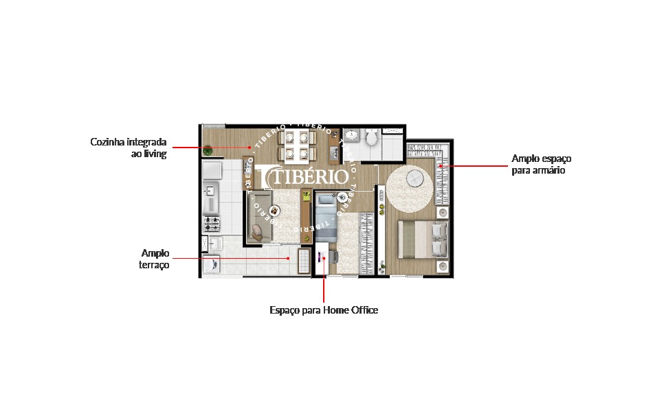 Apartamento, 2 quartos, 50 m² - Foto 37