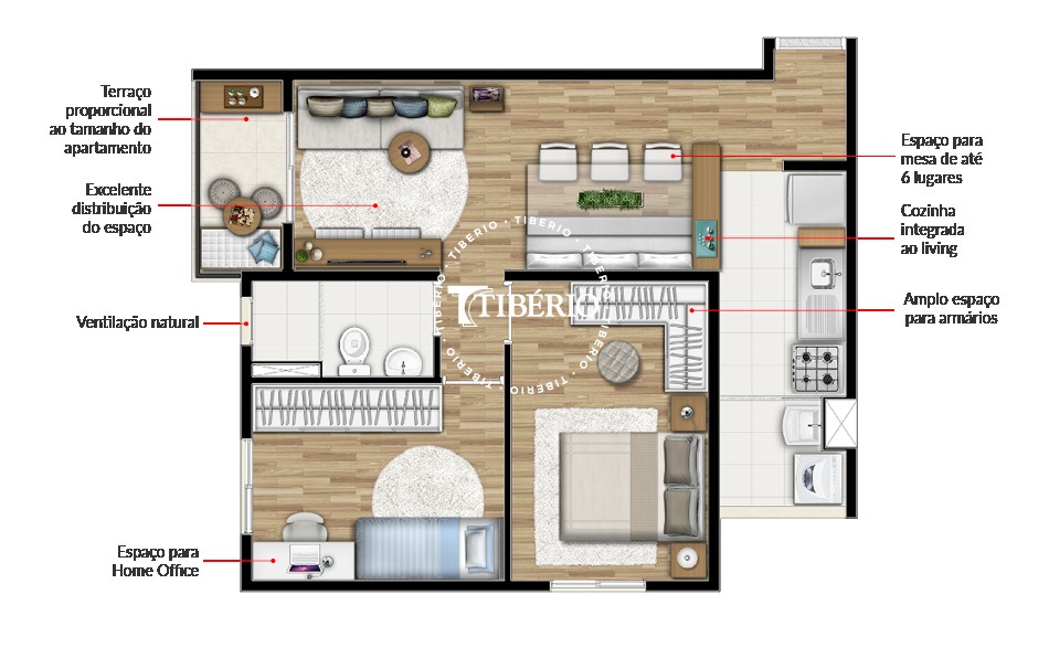 Apartamento à venda com 2 quartos, 51m² - Foto 34