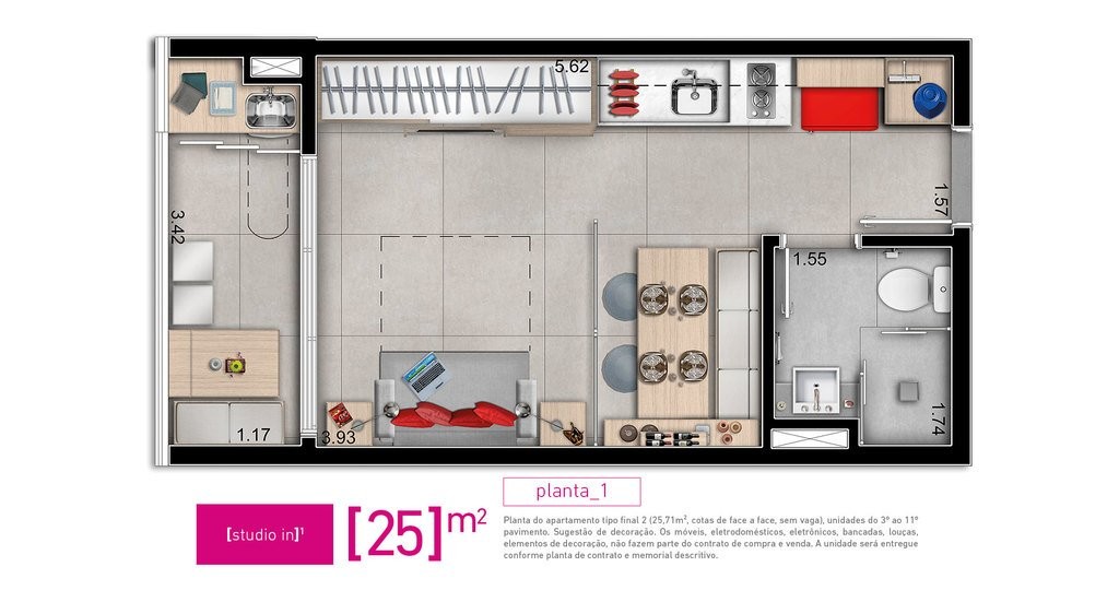 Kitnet-Studio, 35 m² - Foto 11