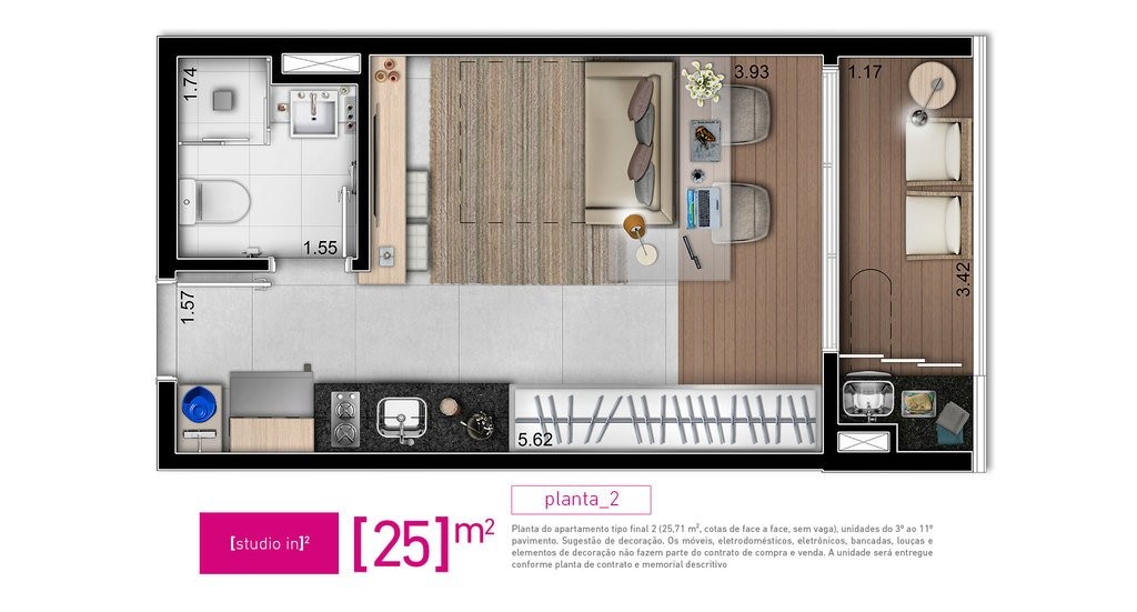 Kitnet-Studio, 35 m² - Foto 12