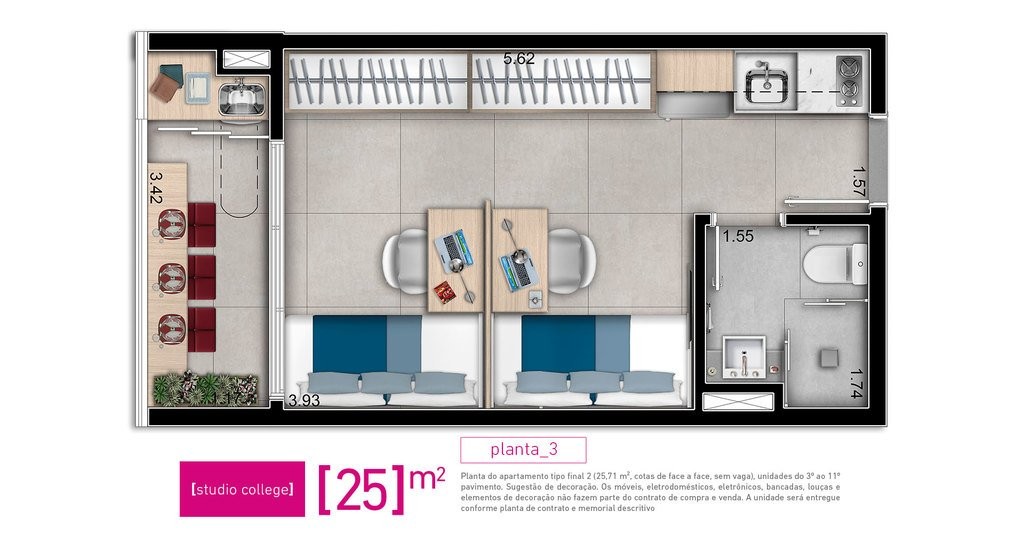 Kitnet-Studio, 35 m² - Foto 13