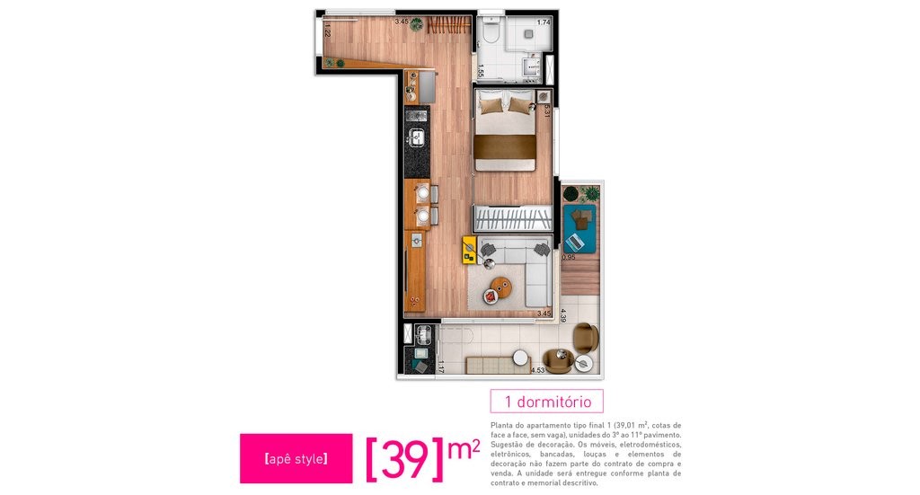 Kitnet-Studio, 35 m² - Foto 15