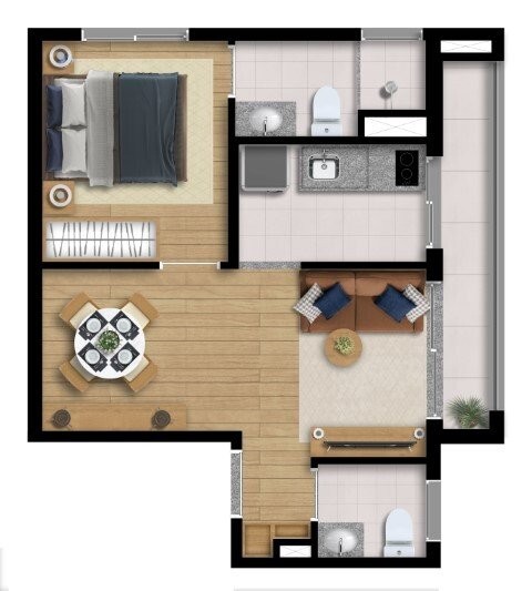 Apartamento à venda com 1 quarto, 29m² - Foto 15