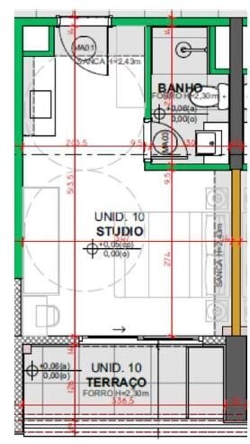 Apartamento à venda com 1 quarto, 32m² - Foto 4