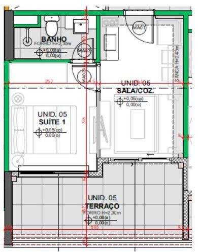 Apartamento à venda com 1 quarto, 32m² - Foto 5