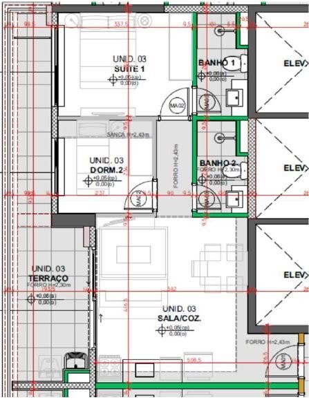 Apartamento à venda com 2 quartos, 57m² - Foto 6