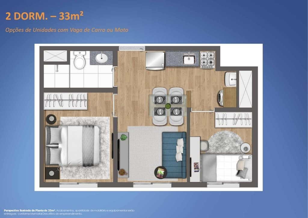 Apartamento à venda com 2 quartos, 34m² - Foto 27