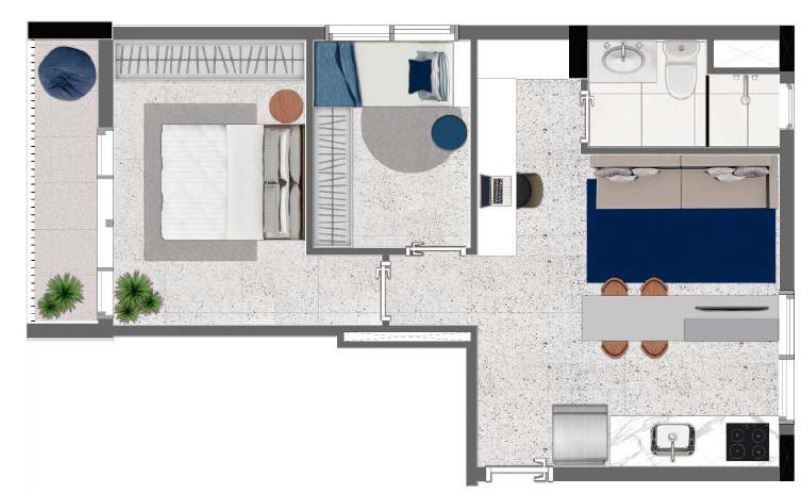 Apartamento, 2 quartos, 46 m² - Foto 18