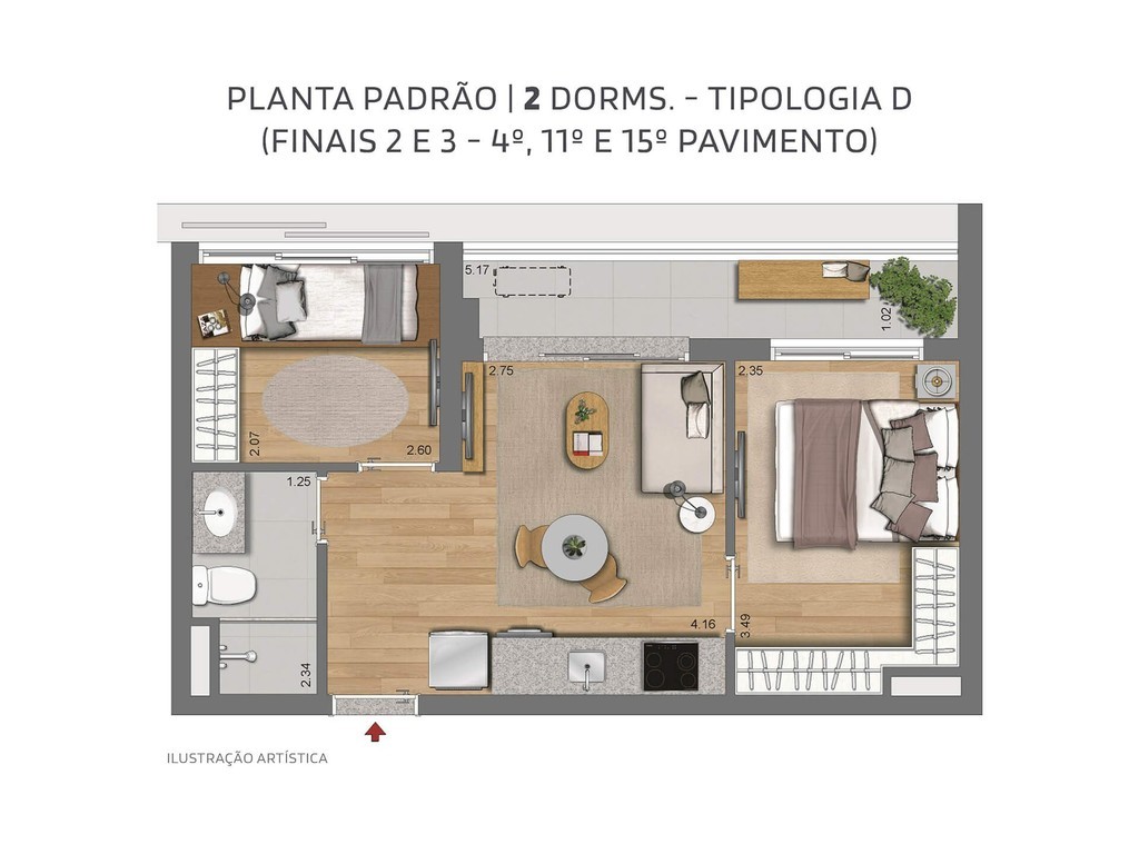 Apartamento à venda com 2 quartos, 36m² - Foto 28