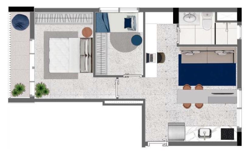 Apartamento, 1 quarto, 58 m² - Foto 18
