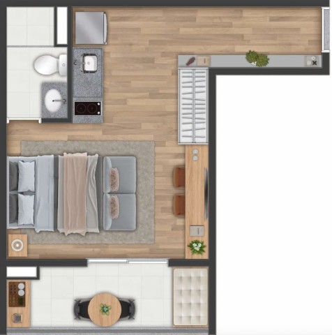 Apartamento à venda com 1 quarto, 30m² - Foto 14