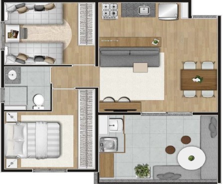 Apartamento, 1 quarto, 24 m² - Foto 17