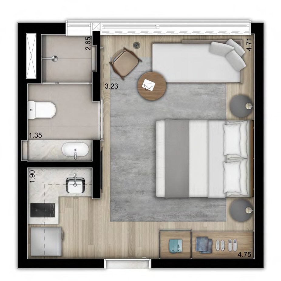 Apartamento à venda com 2 quartos, 60m² - Foto 12