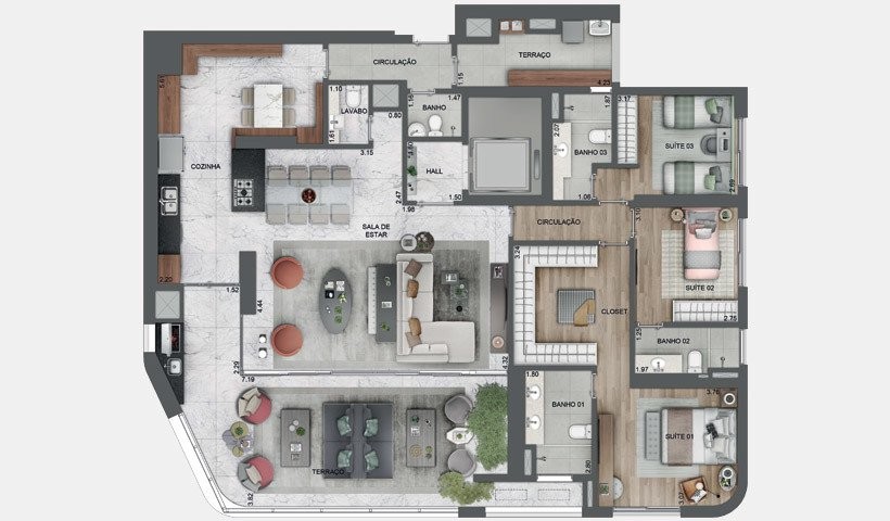 Cobertura à venda com 3 quartos, 213m² - Foto 50