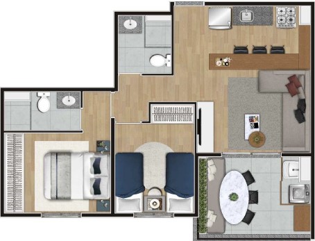 Apartamento, 3 quartos, 69 m² - Foto 16
